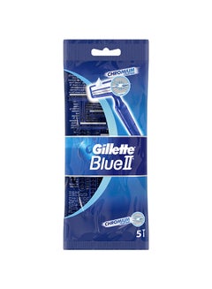 Gillette Blue II Shaving Blades for Men, 5 Pcs  - Image 2