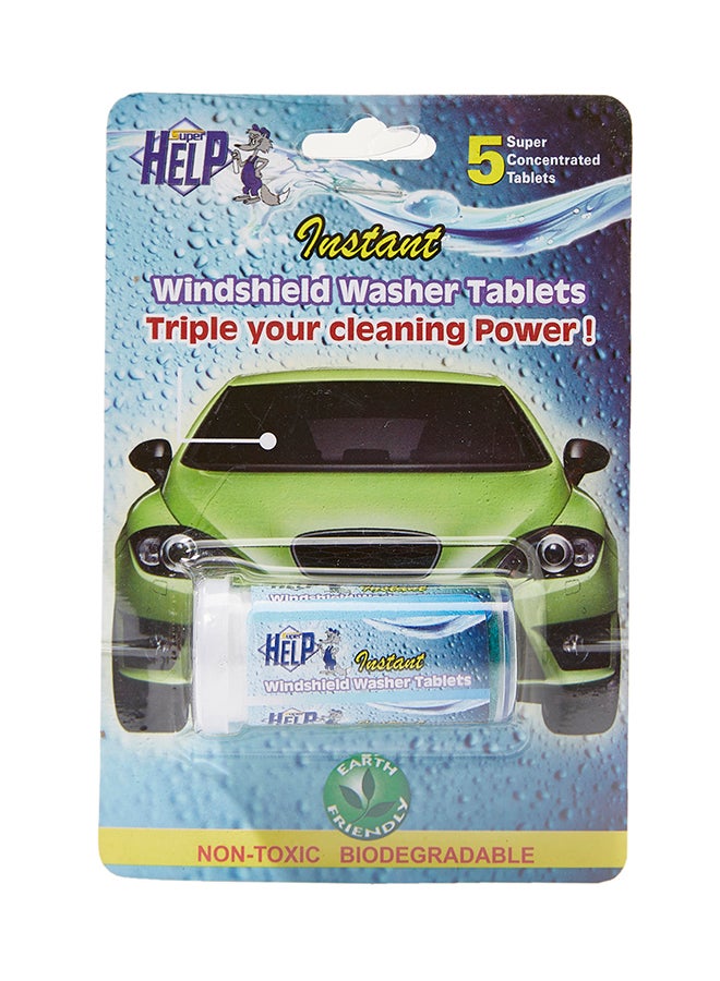 SUPER HELP 5-Piece Windshield Washer Tablet 