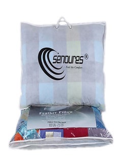 Feather Pillow Blue 50 x 70cm - v1521020436/N13403301A_1