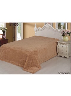 Classic Style Blanket Velvet Camel 220 x 240centimeter - v1521020450/N13403321A_1