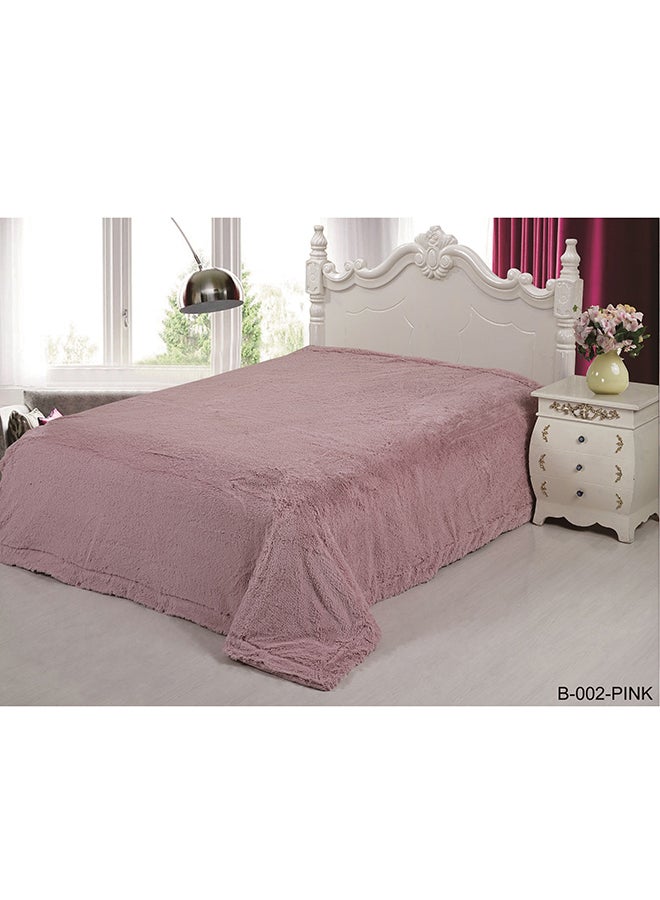 Senoures Classic Blanket Velvet Pink 240x220cm