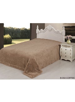 Classic Style Blanket Velvet Coffee 160 x 220cm - v1521020455/N13403336A_1