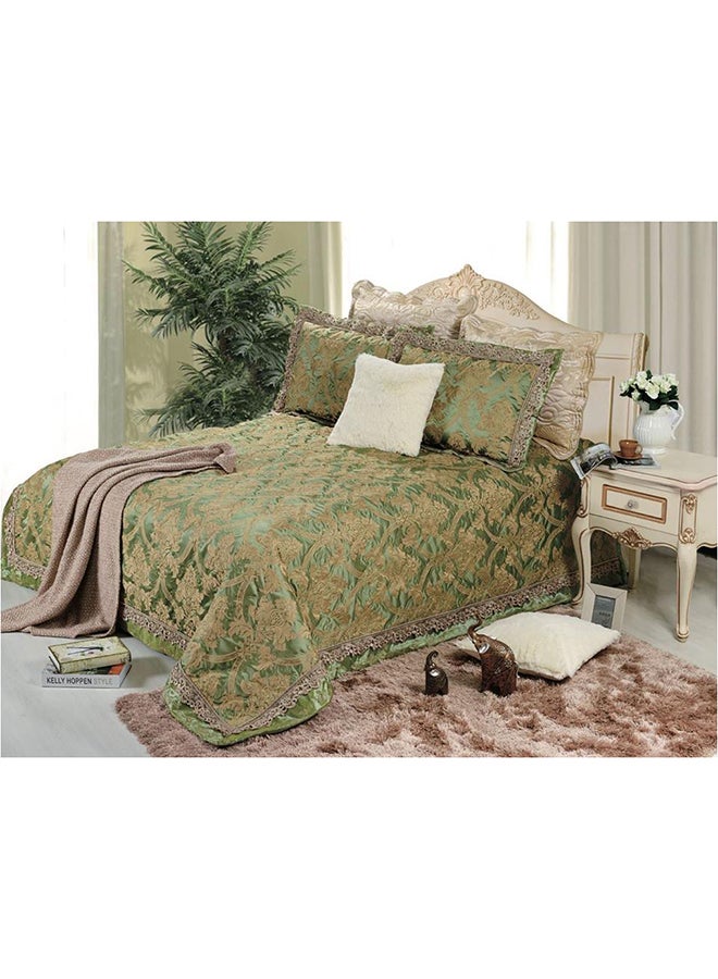 سينورز طقم مفرش سرير من نسيج (SEB) مكوّن من 3 قطع أخضر 230x250 cm 