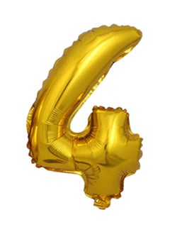 Goldedge Number 4 Party Foil Balloon 32inch 