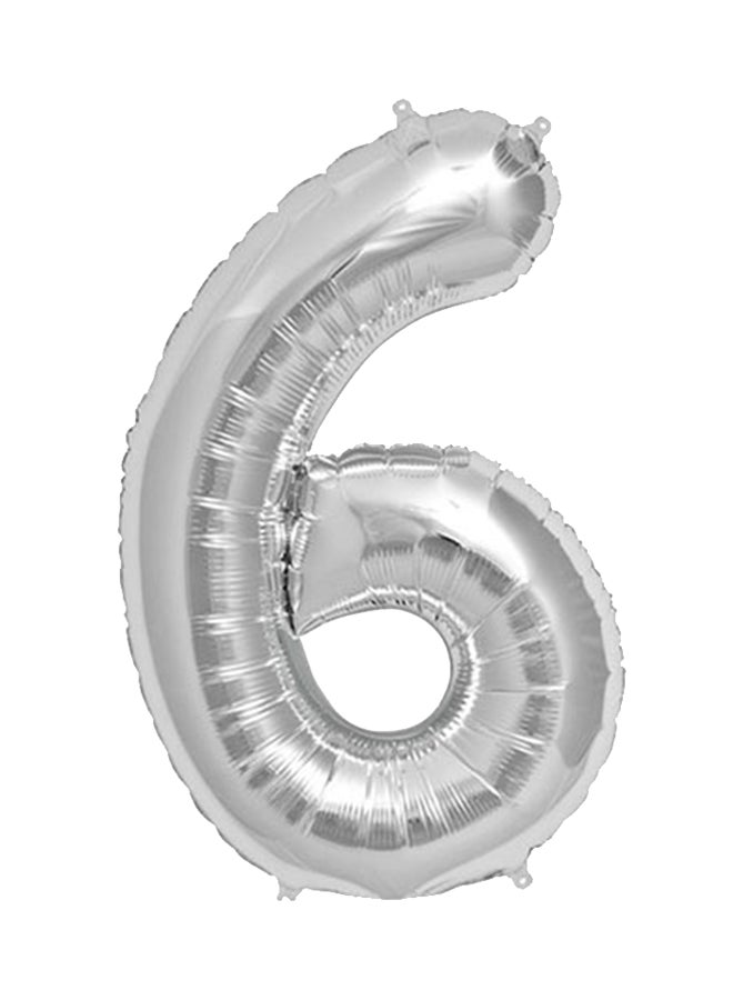Goldedge Number 6 Helium Foil Balloon 32inch 
