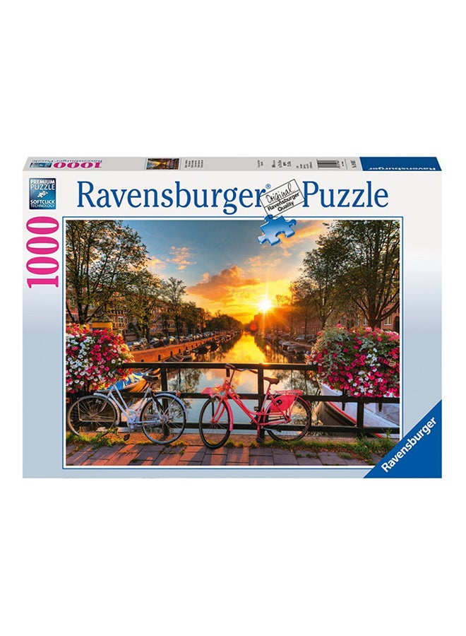 Ravensburger 1000-Piece Bicycles In Amsterdam Puzzle 70x50cm  - Image 1