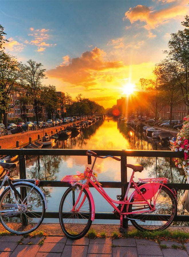 Ravensburger 1000-Piece Bicycles In Amsterdam Puzzle 70x50cm  - Image 2