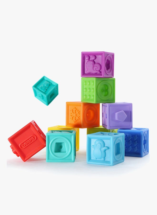 بيينس عضاضة أسنان ملوَّنة على شكل كتلة - Image 2