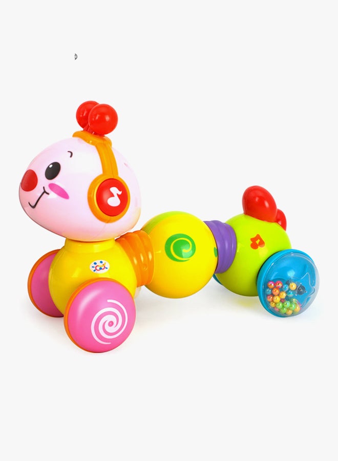 HUILE TOYS - Electric Musical Inchworm Toy With Light - Image 1