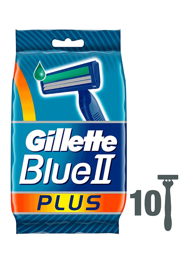 حزمة من 10 شفرات حلاقة بلو 2 للاستخدام مرة واحدة - Image 1