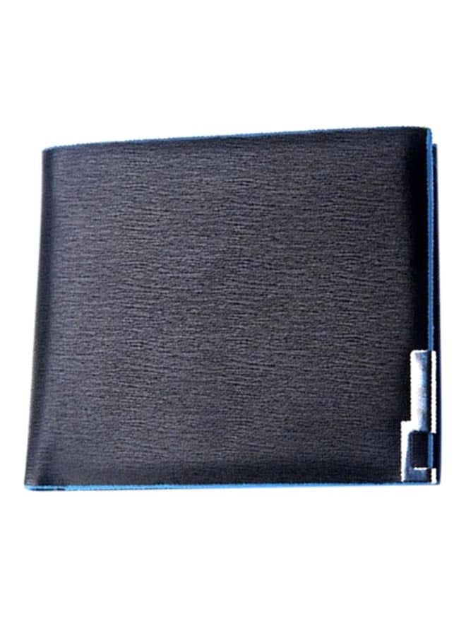 Business Style Bifold Wallet Black/Blue
