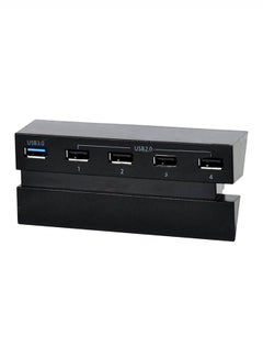 DOBE USB Wired Hub For PlayStation 4 Black  - Image 1