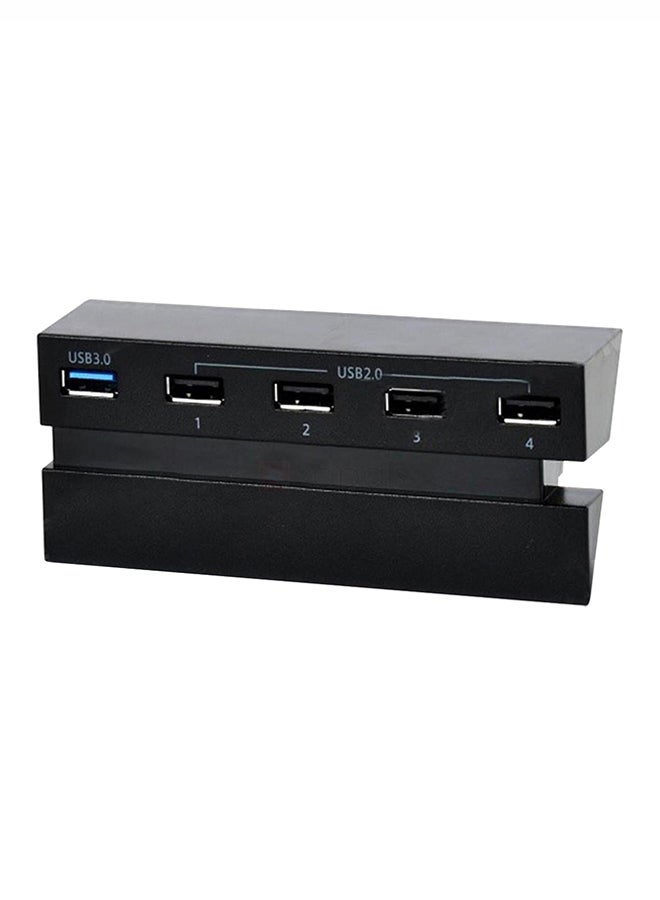 DOBE - USB Wired Hub For PlayStation 4 Black - Image 1