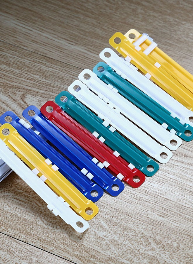 ديلي طقم مشابك ورق ملونة مكون من 50 قطعة متعدد الألوان - Image 2