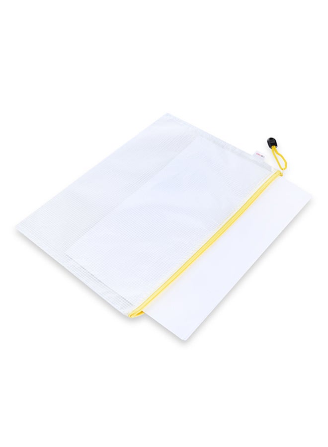 Deli 10-Piece A4 File Bag Clear - Image 1