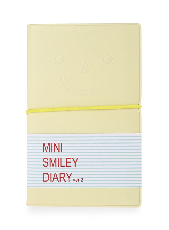 Mini Smiley Diary Yellow - Image 1