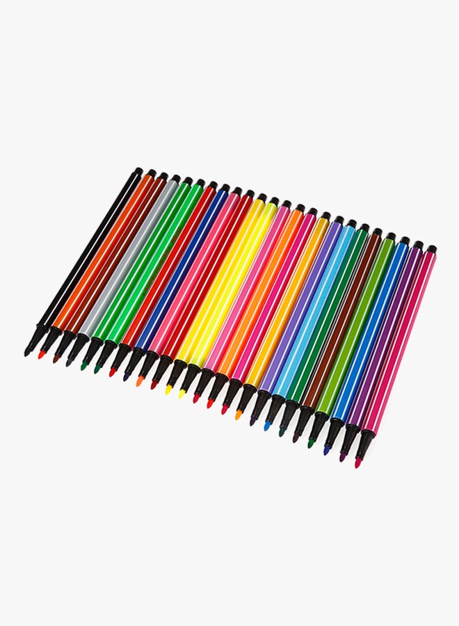 24-Piece Water Colour Pens Multicolour