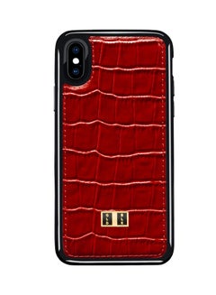 Protective Case Cover For Apple iPhone X Croco Red - v1521124547/N13710502A_1