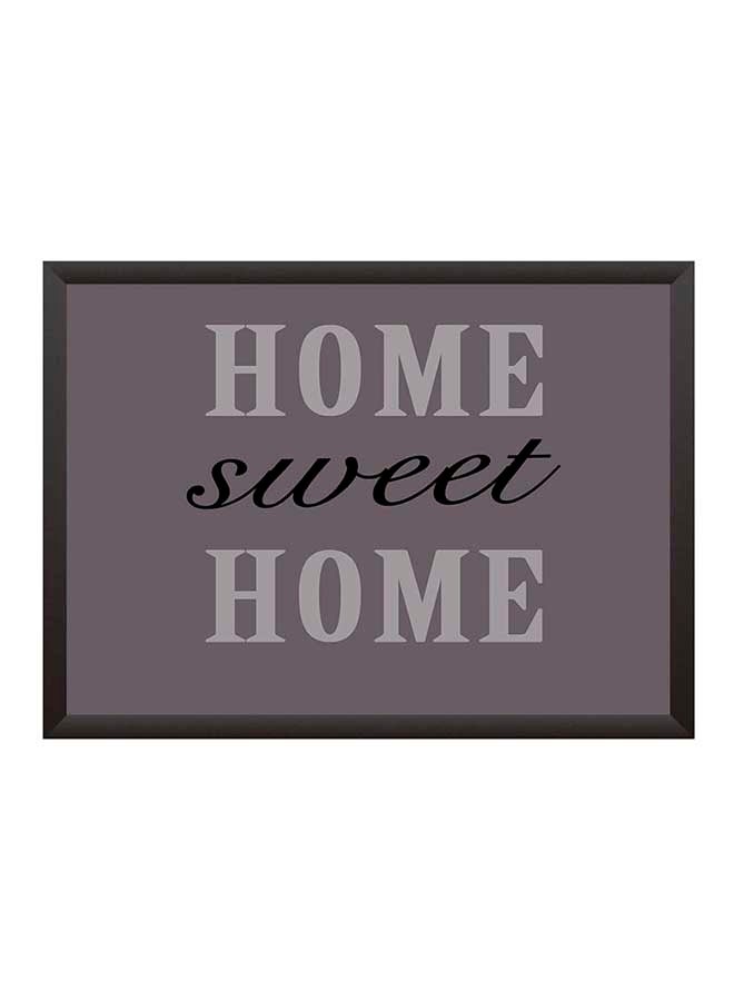 Home Sweet Home Wooden Frame Wall Art Painting Multicolour 32x22centimeter