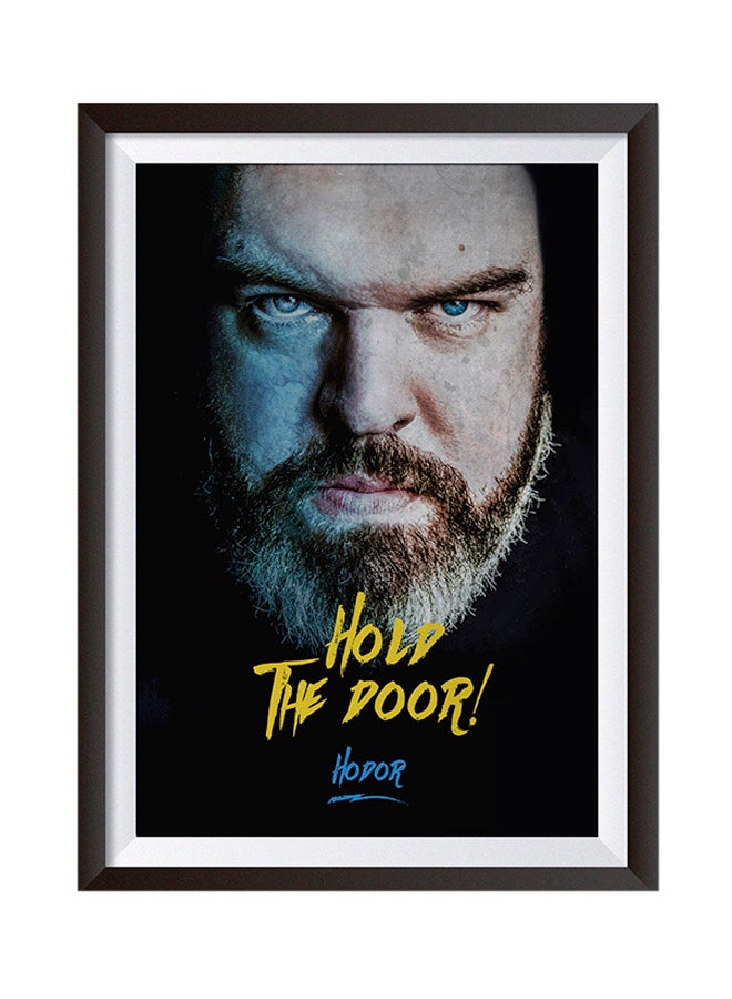 لوحة ديكور للحائط هولد ذا دور هودور مع الإطار أسود 32x22Ø³Ù†ØªÙŠÙ…ØªØ±
