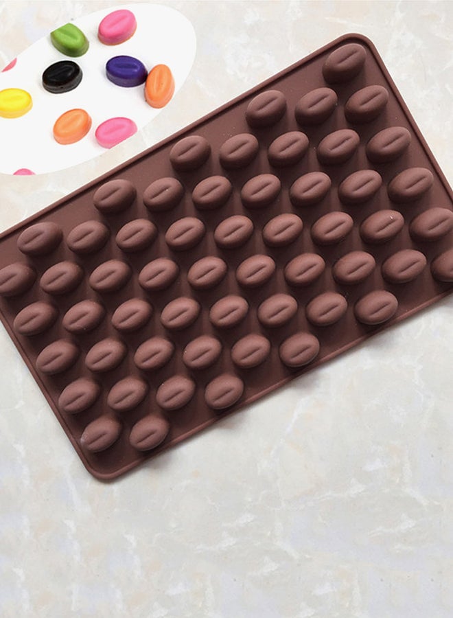 Mini Beans Cake And Chocolate Baking Mould Brown  - Image 3