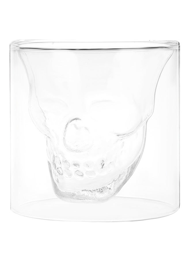 Generic - Fancy Crystal Skull Glass Cup Transparent - Image 1