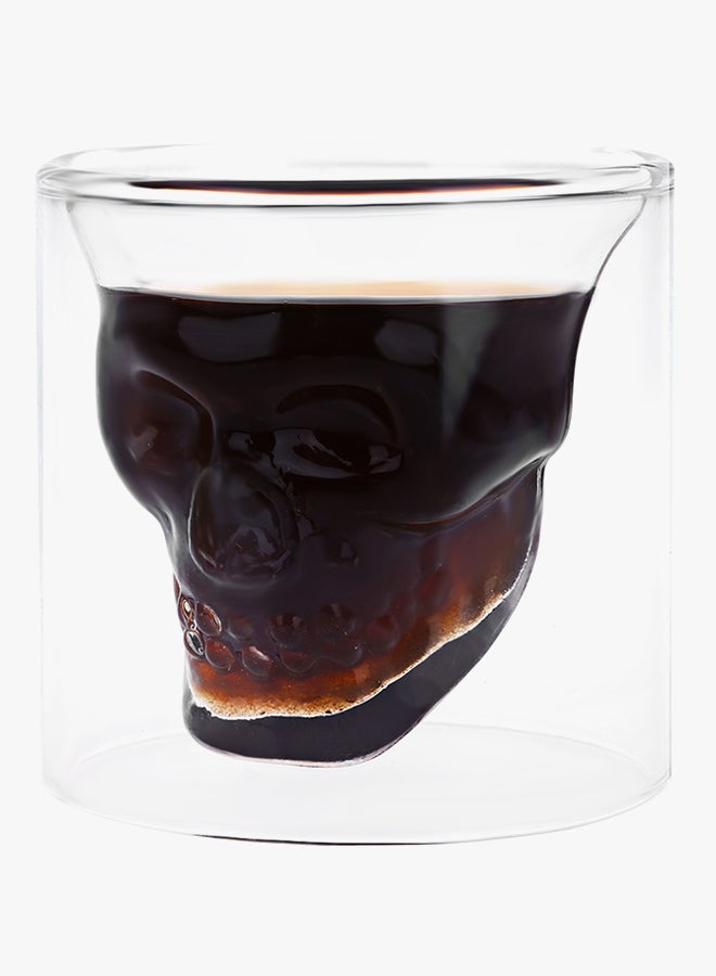 Generic - Fancy Crystal Skull Glass Cup Transparent - Image 1