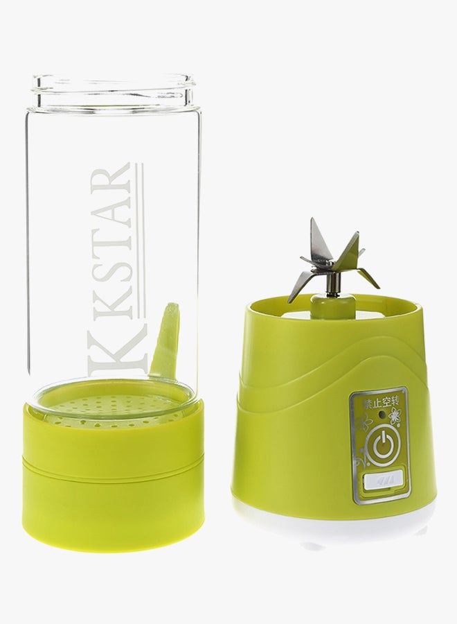 Generic - Small Size Portable Juice Extractor 380 ml CN9375 Light Green/Clear - Image 1