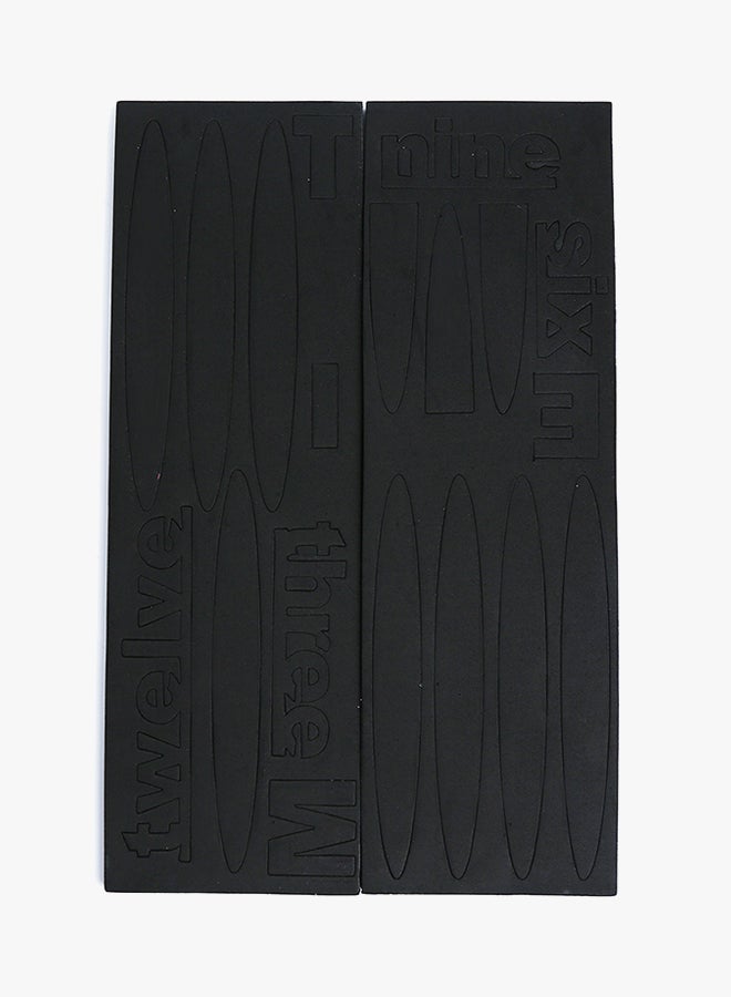 DIY 3D Mirror Surface Wall Clock Sticker Silver - Image 2