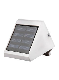Generic 4-LED Solar Deck Light Solar Stairs Lamp White  - Image 1
