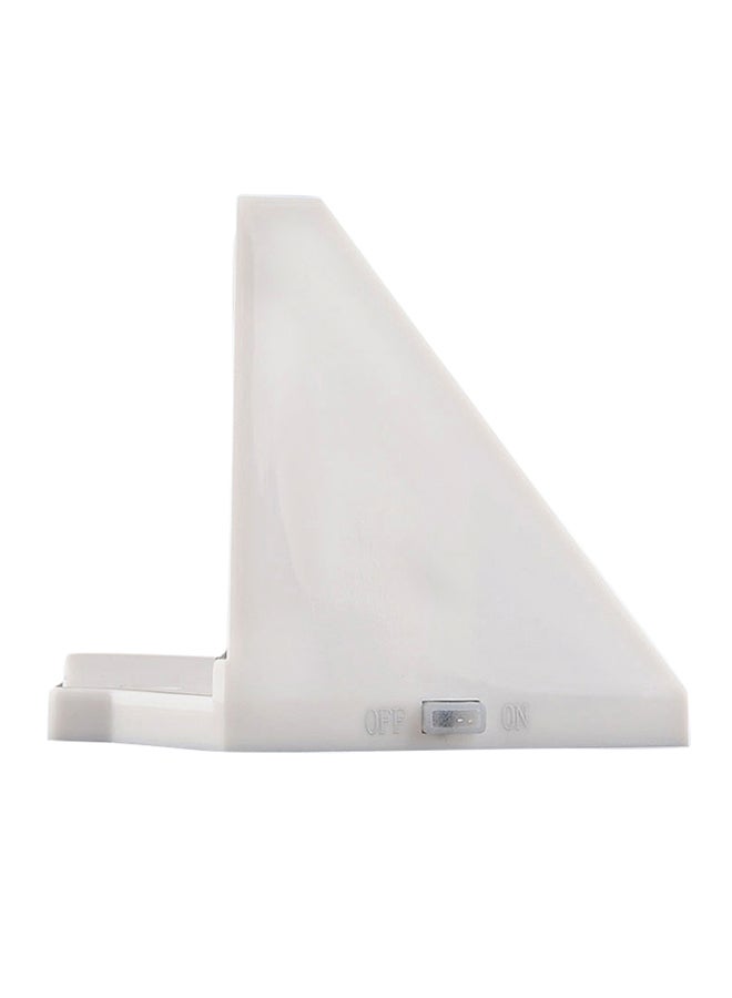 4-LED Solar Deck Light Solar Stairs Lamp White  - Image 2