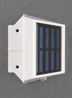 Generic 4-LED Solar Deck Light Solar Stairs Lamp White  - Image 3