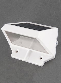 Generic 4-LED Solar Deck Light Solar Stairs Lamp White  - Image 4