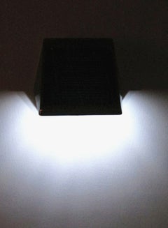 Generic 4-LED Solar Deck Light Solar Stairs Lamp White  - Image 5