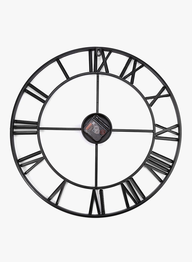 3D Large Handmade Iron Roman Numerals Print Wall Clock Copper 18.5inch  - Image 2