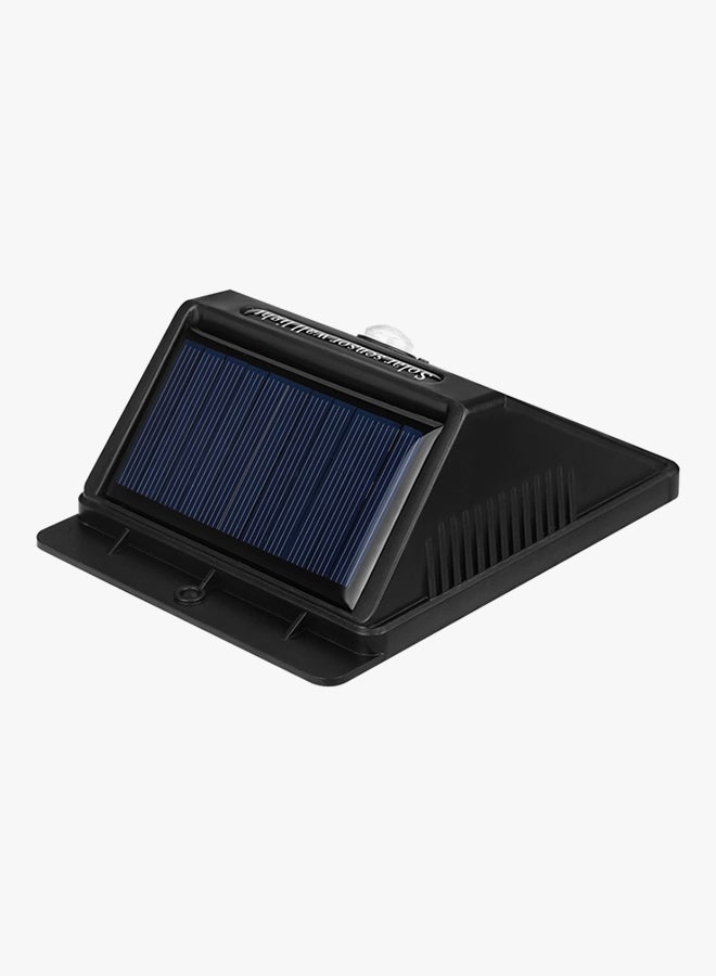 فاين زير - مصباح LED جداري يعمل بالطاقة الشمسية ومزود بجهاز استشعار للحركة يعمل بالأشعة تحت الحمراء أسود - Image 1