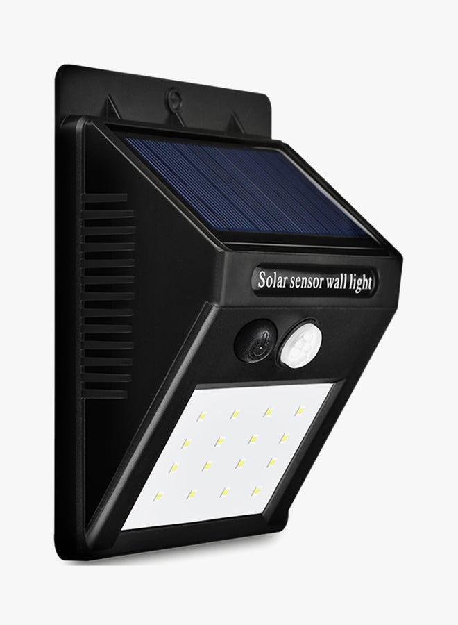 16-LED Waterproof Solar Motion Sensor Wall Light Black  - Image 3