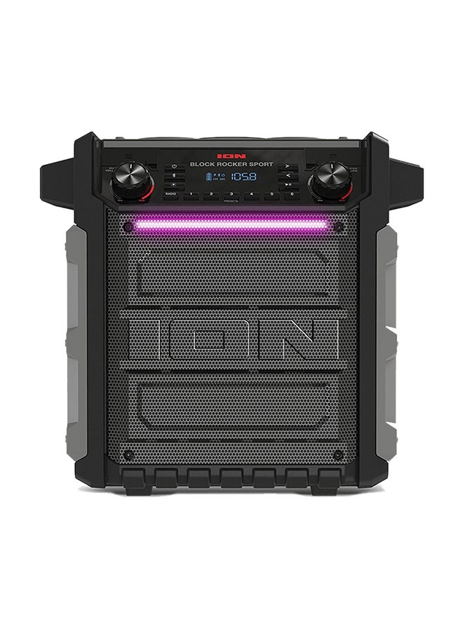 Ion Audio Block Rocker Sport Bluetooth Speaker Black