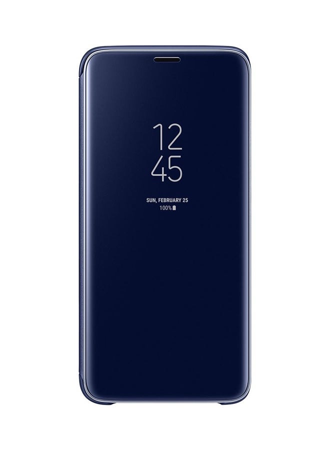 Samsung - Clear View Standing Cover For Samsung Galaxy S9 Plus Blue - Image 1
