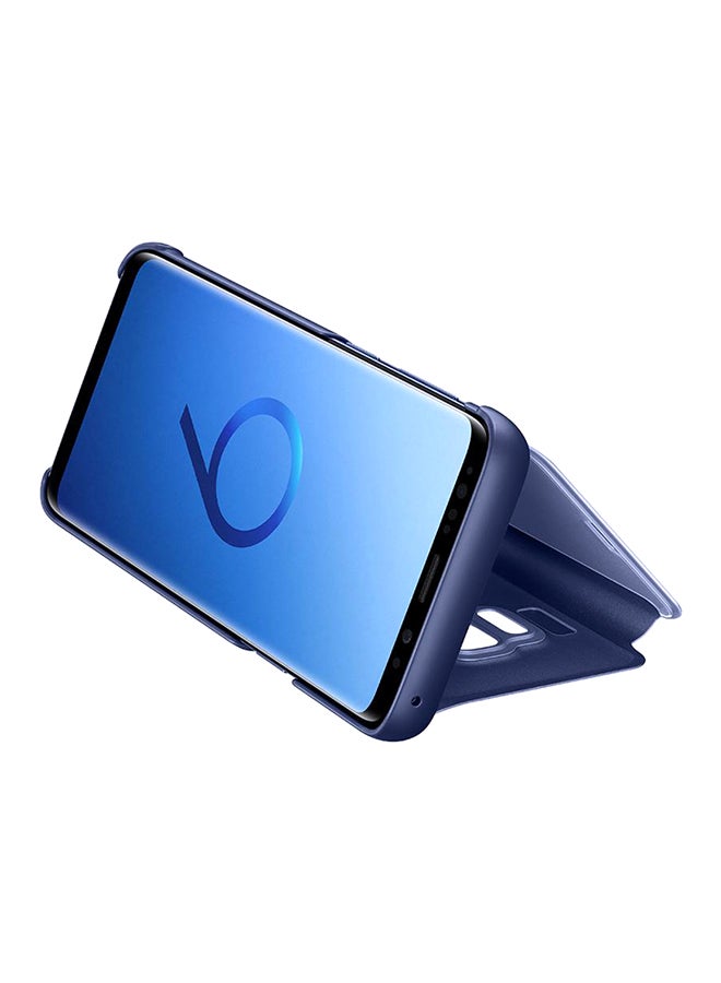 Samsung - Clear View Standing Cover For Samsung Galaxy S9 Plus Blue - Image 1