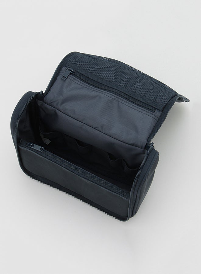 MUJI - Travel Hanging Pouch Navy Blue - Image 1