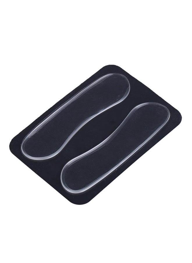 Bluelans 2-Piece Heel Cushion Pad Insole Clear 