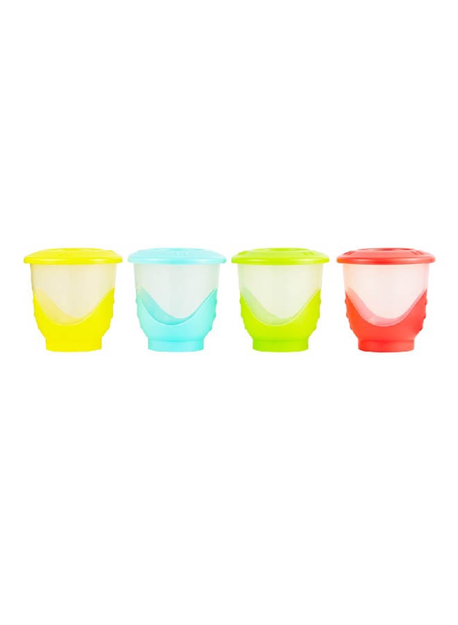 mothercare Easy Pop Freezer Pot, Pack Of 4 - Multicolour