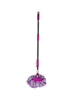 Home Concept 360 Degree Rotating Mop Stick With Bucket Pink 50x30x28cm  - Image 3