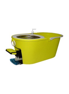 Home Concept 360 Degree Rotating Mop Stick With Bucket Green 50x30x28cm  - Image 2