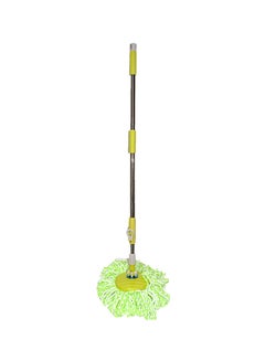 Home Concept 360 Degree Rotating Mop Stick With Bucket Green 50x30x28cm  - Image 3