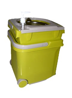 Home Concept Split Bucket Mop with 2 Mop Heads Green 30x35x28cm  - Image 5