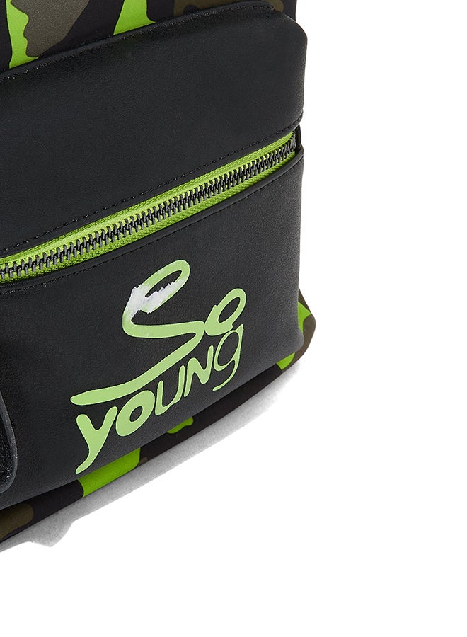 Sodini Casual Backpack Green/Black  - Image 4