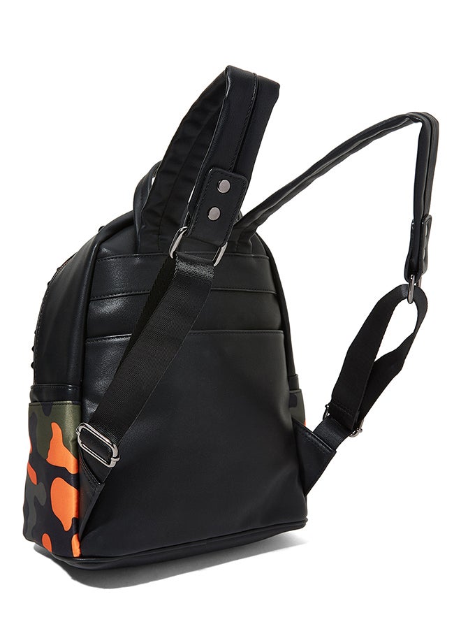 Sodini Casual Backpack Orange/Black  - Image 2
