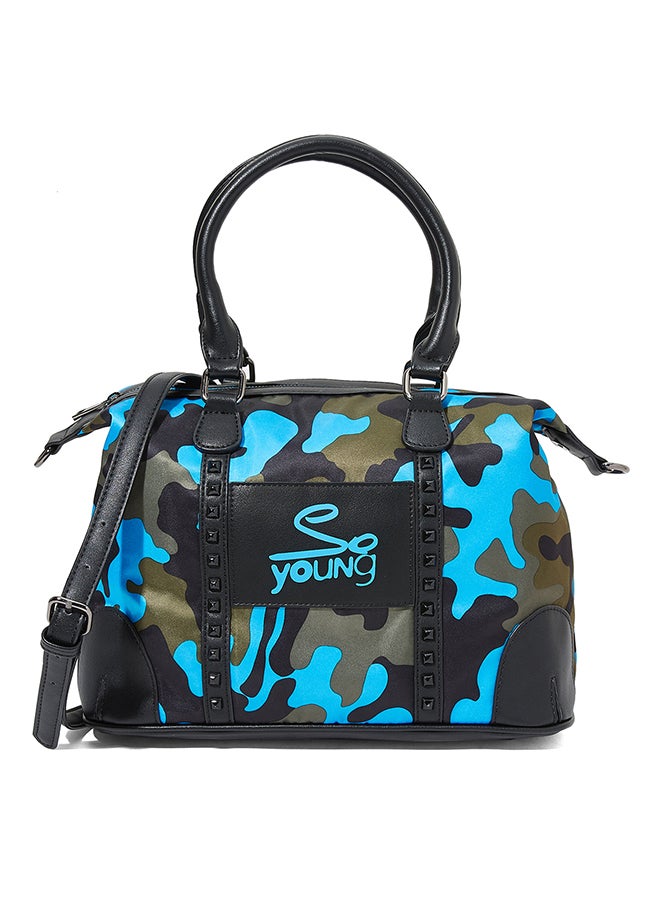 سوديني حقيبة كتف كاجوال أسود/أزرق - Image 1